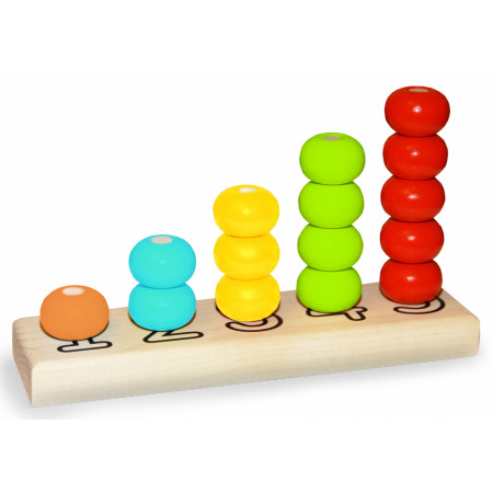 Пирамидка ALATOYS ПСЧ3001 Счеты 5 цв. 15 деталей Пирамидка ALATOYS ПСЧ3001 Счеты 5 цв. 15 деталей