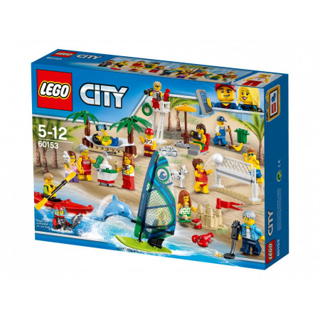 Конструктор LEGO 60153 City Отдых на пляже - жители LEGO CITY