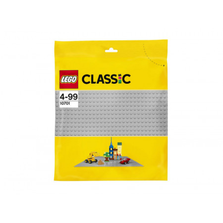 Конструктор LEGO 10701 Classic Строительная пластина серого цвета