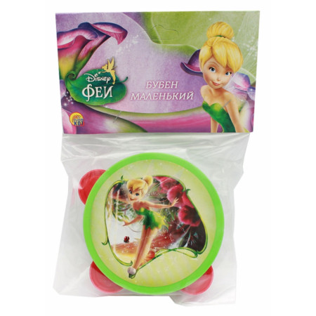 Игрушка РЫЖИЙ КОТ И-1816 Бубен маленький Disney Феи