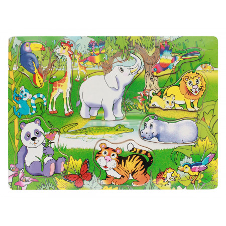 Рамка-вкладыш РЫЖИЙ КОТ П-9753 Дикие животные