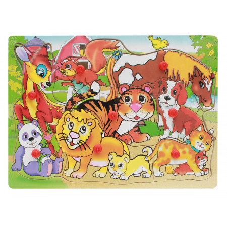 Рамка-вкладыш РЫЖИЙ КОТ П-9752 Зоопарк