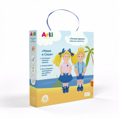 Набор для творчества ARTI Г000691 Лучшие друзья Маша и Саша
