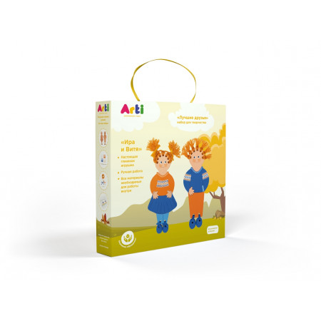 Набор для творчества ARTI Г000694 Лучшие друзья Ира и Витя Набор для творчества ARTI Г000694 Лучшие друзья Ира и Витя