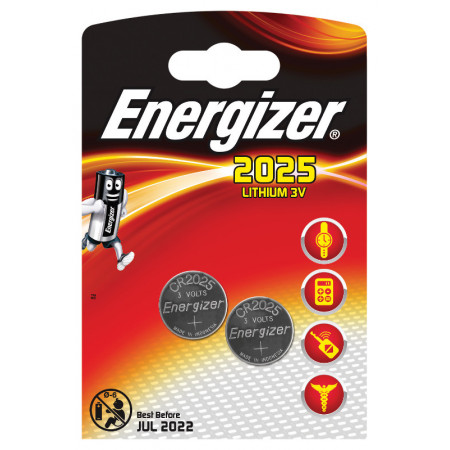Элементы питания ENERGIZER E301021501 Lithium CR2025 FSB2
