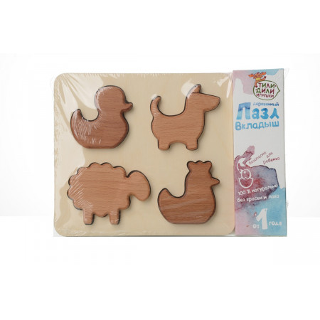 Рамка-вкладыш ИГРУШКИ ТИЛИ-ДИЛИ TD-P04 Ферма