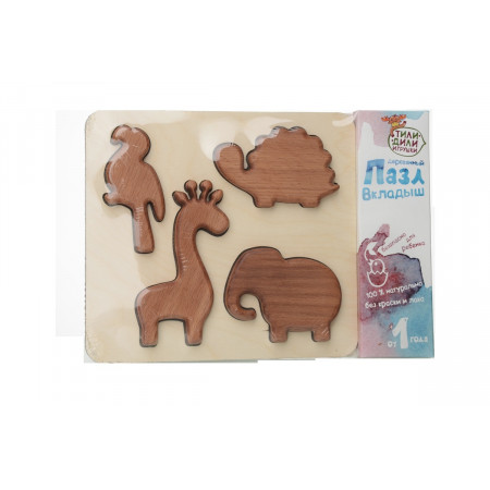 Рамка-вкладыш ИГРУШКИ ТИЛИ-ДИЛИ TD-P03 Африка