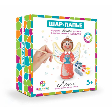 Набор для творчества ШАР-ПАПЬЕ В00016Т Ангел с блестками