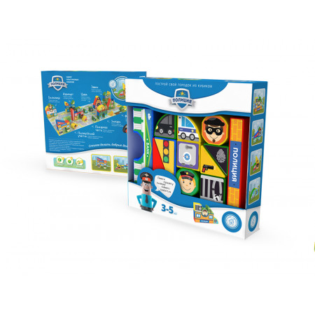 Кубики MAGNETICUS BLO-003-06 Полиция