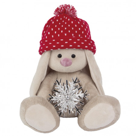Мягкая игрушка BUDI BASA SidM-123 Зайка Ми со снежинкой (большая)