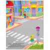 Книга МОЗАИКА-СИНТЕЗ 06994 Развивающие наклейки.В городе