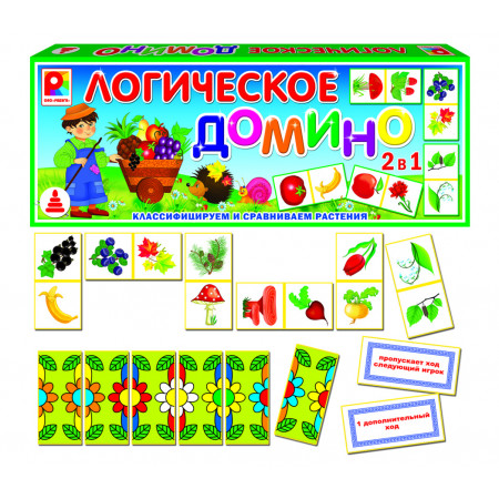 Домино РАДУГА С-533 Логическое Растения
