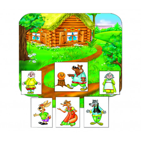 Развивающая игра РАДУГА С-634 Колобок ( с кармашками)