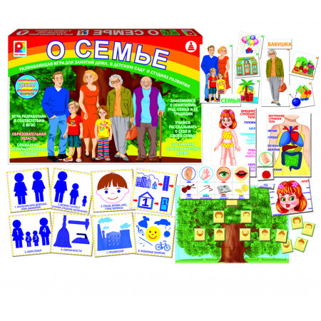 Развивающая игра РАДУГА С-989 О семье