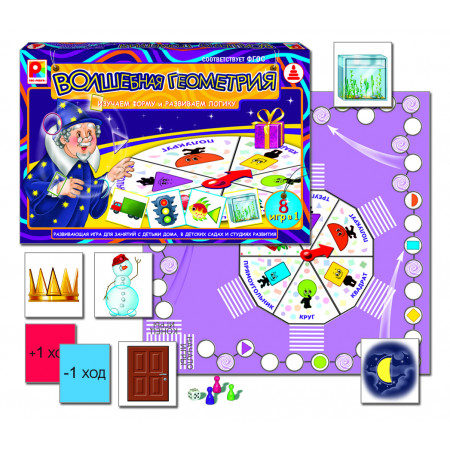 Развивающая игра РАДУГА С-594 Волшебная геометрия