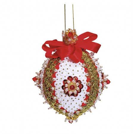 Набор для творчества ВОЛШЕБНАЯ МАСТЕРСКАЯ ШП-12 Шар Огненный закат новогодний