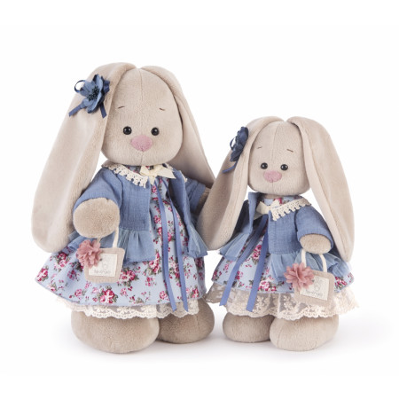 Мягкая игрушка BUDI BASA StS-215 Зайка Ми Голубой василек (малая)