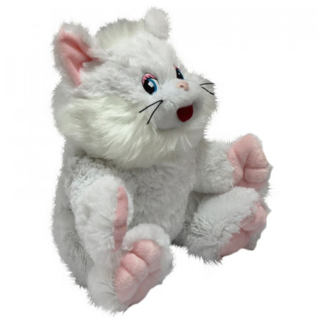 Мягкая игрушка Котик (М)И /37 см/, цвет Белый