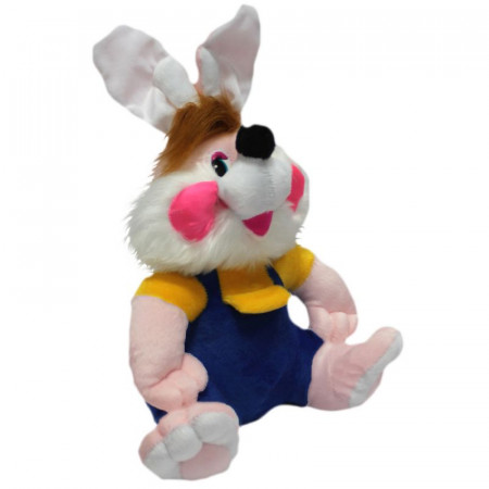 Мягкая игрушка Заяц Тимоха (М) /40 см/, цвет Розовый