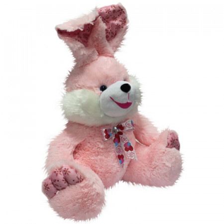 Мягкая игрушка Зайчонок Тимошка (Б)И /70 см/, цвет Розовый