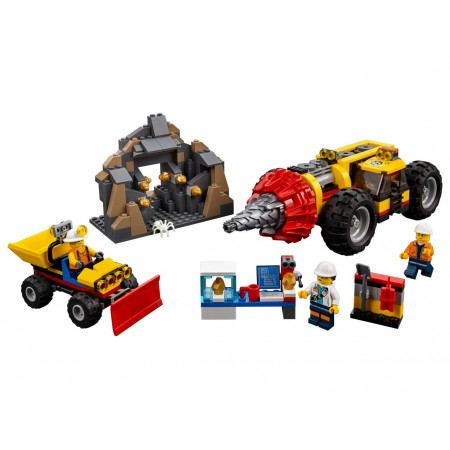 Конструктор LEGO 60186 City Mining Тяжелый бур для горных работ