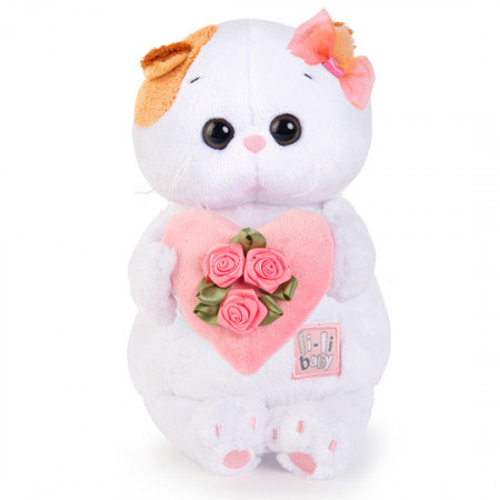 Мягкая игрушка BUDI BASA LB-001 Ли-Ли BABY с розовым сердечком