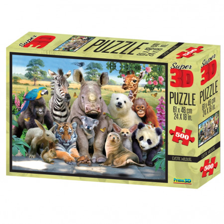 Пазл PRIME 3D 10009 Экзотическая живая природа