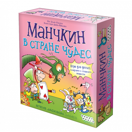 Настольная игра HOBBY WORLD 1831 Манчкин в Стране чудес