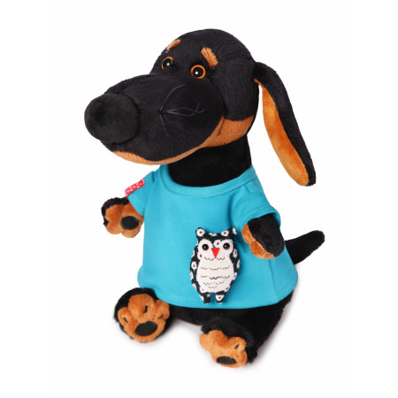 Мягкая игрушка BUDI BASA Vaks29-011 Ваксон в футболке с совой