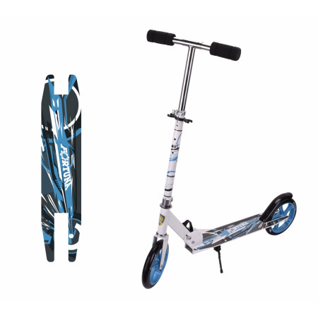 Самокат 1TOY Т59974 Navigator Fortuna бело-голубой