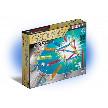 Магнитный конструктор GEOMAG 531 Glitter 30 деталей