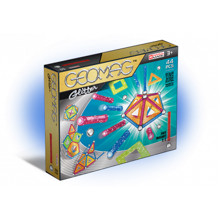 Магнитный конструктор GEOMAG 532 Glitter 44 детали