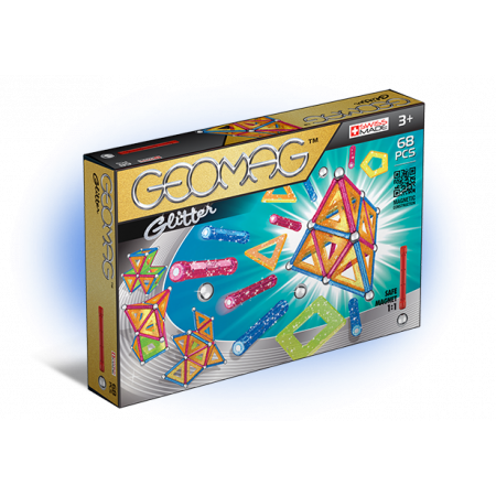 Магнитный конструктор GEOMAG 533 Glitter 68 деталей