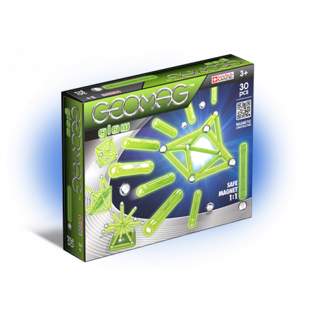 Магнитный конструктор GEOMAG 335 Glow 30 деталей