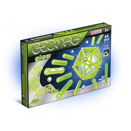 Магнитный конструктор GEOMAG 336 Glow 64 детали