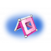 Магнитный конструктор GEOMAG 340 Pink 22 детали