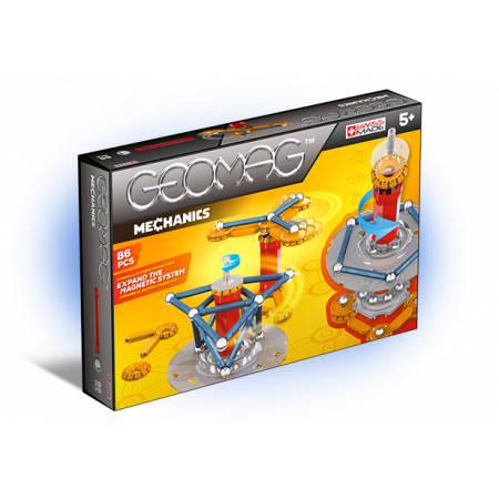 Магнитный конструктор GEOMAG 721 Mechanics 86 деталей
