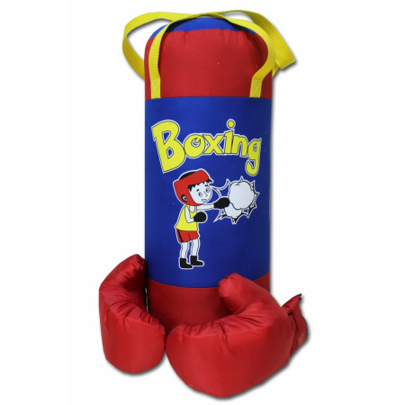 Набор BELON НБ-002-КрС/ПР2 Груша и перчатки BOXING 1, оксфорд