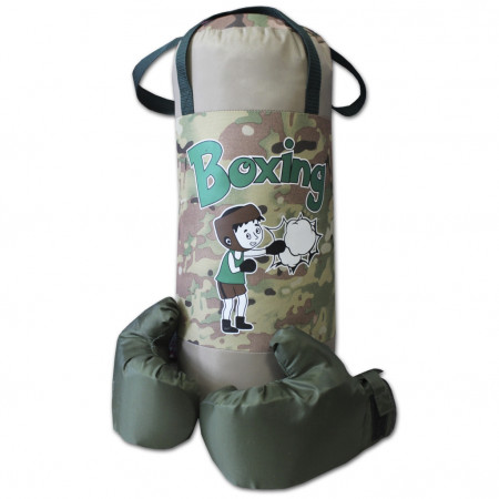 Набор BELON НБ-002-КБ/ПР2 Груша и перчатки BOXING 4, оксфорд