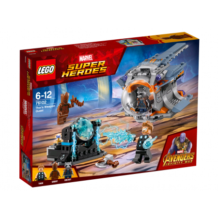 Конструктор LEGO 76102 Super Heroes В поисках оружия Тора