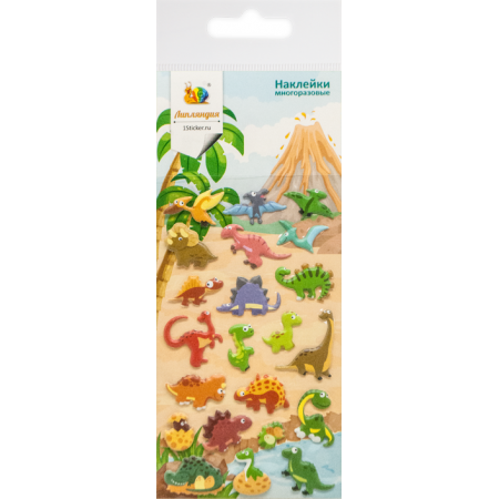 Набор наклеек ЛИПЛЯНДИЯ 57513 Динозавры 2