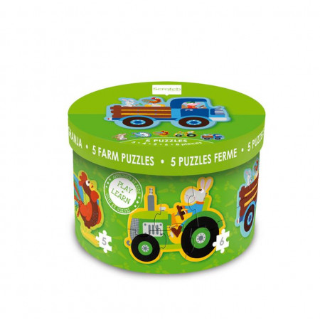 Пазл SCRATCH 6181073 Ферма