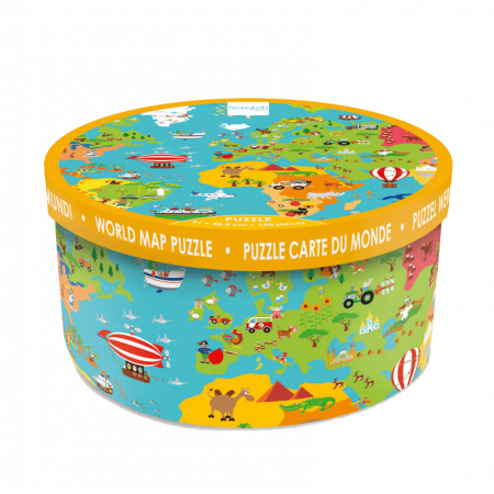 Пазл SCRATCH 6181076 Карта мира