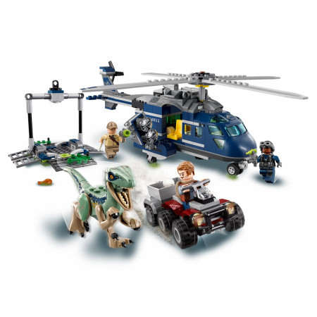 Конструктор LEGO 75928 Jurassic World Погоня за Блю на вертолёте