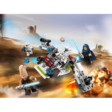 Конструктор LEGO 75206 Star Wars Боевой набор джедаев и клонов-пехотинцев