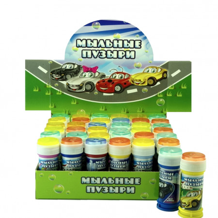 Мыльные пузыри ИГРУШЕЧНЫЙ ГОРОД 187 Машинки 50мл