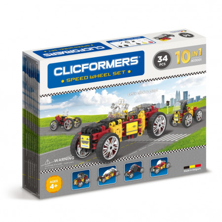 Конструктор CLICFORMERS 803001 Speed Wheel set 34 детали