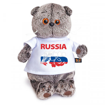 Мягкая игрушка BUDI BASA Ks22-099 Басик в футболке с принтом
