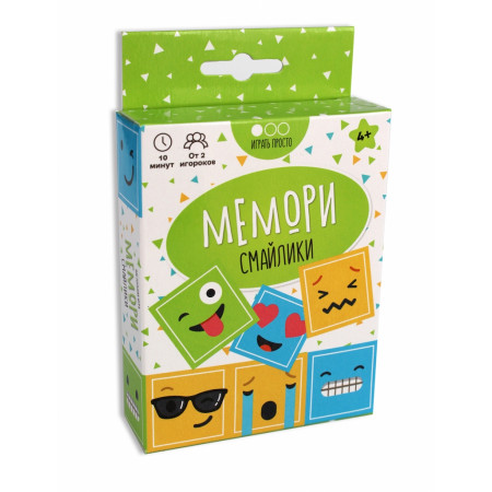 Настольная игра MURAVEY GAMES ТК003 Мемори Смайлики