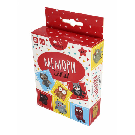 Настольная игра MURAVEY GAMES ТК007 Мемори Совушки